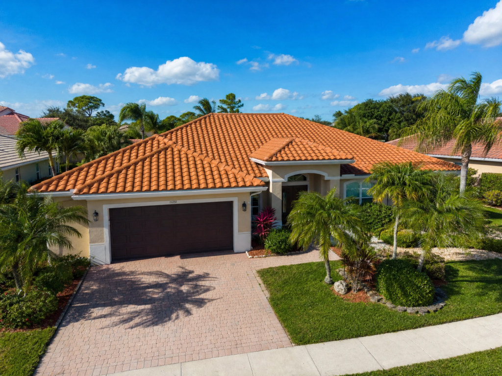 Boynton Beach orange tile reroof