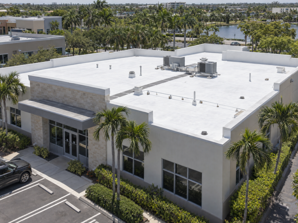 Commercial Flat Roof Coating in Palm Beach County